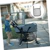VANZACK 2pcs Stroller Hanging Bag Mesh Storage Diaper Bag Organizer for Mom Breathable Net Organizer for Stroller Accessories view 3