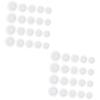 Ciieeo 2sets 20pcs Piggy Bank Stoppers Multi Closure Plugs for Saving Boxes Easy Installation Fits Plaster Dolls and Deposit Boxes and Protective Caps 20pcs*2 view 1