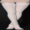1/6 Scale Female Figure Doll Socks Lace Stockings Long Sock Legging for 12 Inch Mobile Doll Action Doll Miniature Accessories Doll view 1