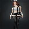 SssHam 1/6 Scale Female Soldier Model Figure Doll Clothes Vest Jumpsuit Shorts Headband Wrist Tie Socks for 12 Inch Movable Doll Action Figure Accessories Doll view 2