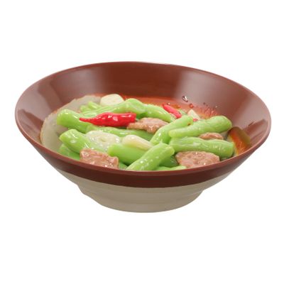BESPORTBLE Lifelike Food Model Artificial Beans with Meat Prop for Restaurant Decoration Realistic Fake Food for Kitchen Supermarket Hotel and Film Use