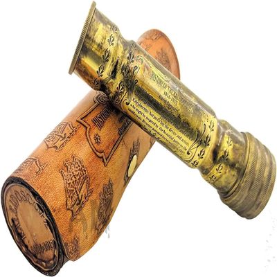 Commando Antique Kaleidoscopes Handmade Kaleidoscope with Leather Case Free Kids Gift, Birthday Gift, Unique Gift, Graduation Gift, Working Kaleidoscope