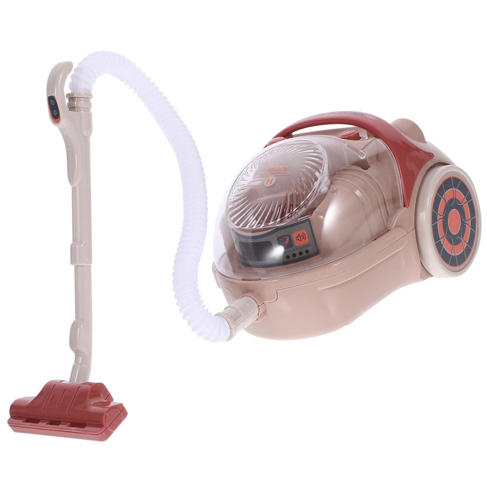 LALADEFIEE Miniature Electric Vacuum Cleaner for Simulation Design Lightweight Easy to Use Bright Color for Pretend Play and Enhancing Skills