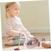 LALADEFIEE Miniature Electric Vacuum Cleaner for Simulation Design Lightweight Easy to Use Bright Color for Pretend Play and Enhancing Skills view 4