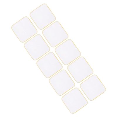 BESPORTBLE 10pcs Large Double Gauze Towels Soft Nursing Towel Multifunctional Handkerchiefs for Boy Girl for Drooling and Feeding Yellow