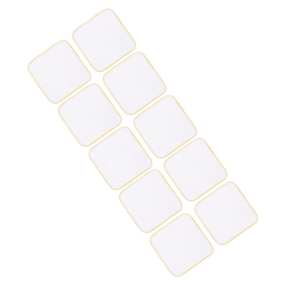 BESPORTBLE 10pcs Large Double Gauze Towels Soft Nursing Towel Multifunctional Handkerchiefs for Boy Girl for Drooling and Feeding Yellow