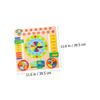 Kisangel Multi Functional Teaching Aid for Educational Wooden Clock with Design for Early Learning and Cognitive Development view 2
