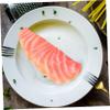 Abaodam 5pcs Artificial Salmon Model Realistic Fake Salmon Slice for Home Decoration Photography Props Kitchen Showcase Decor and Scene Layouts and Safe for -Term Use view 2