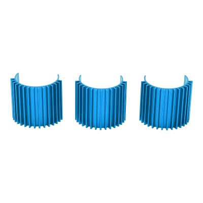 370 Motor Heat Sink, Aluminum Alloy Heat Dissipation Cooling Fins for WPL C14 RC Car, Precision CNC Processed RC Car Accessories for Upgrading Universal 370 Motors, Suitable for