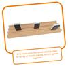 BESPORTBLE Wooden Domino Holder with Non Slip Base DIY Domino Tray for Gaming Cards Accessory for Tabletop Games Enhances Creativity and Imagination Play view 2