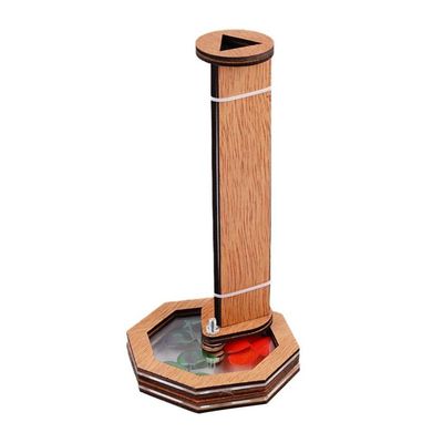 Kisangel Creative Refillable Kaleidoscope for DIY Wooden Kaleidoscope Kit for Outdoor Fun Educational Activity Safe Materials Present