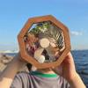 Kisangel Creative Refillable Kaleidoscope for DIY Wooden Kaleidoscope Kit for Outdoor Fun Educational Activity Safe Materials Present view 4