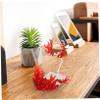 ERINGOGO Action Figure Stand with Fire Effects Bracket Clear Toy Model Holder Rack for Displaying Collectible Dolls and Flame Accessories view 4