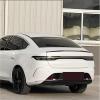 ABS Plastic Unpainted Color Rear Spoiler Wing Trunk Lid Cover Compatible for BYD King Destroyer 05(Gloss Black) view 1