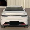 ABS Plastic Unpainted Color Rear Spoiler Wing Trunk Lid Cover Compatible for BYD King Destroyer 05(Gloss Black) view 2