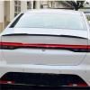 ABS Plastic Unpainted Color Rear Spoiler Wing Trunk Lid Cover Compatible for BYD King Destroyer 05(Gloss Black) view 4
