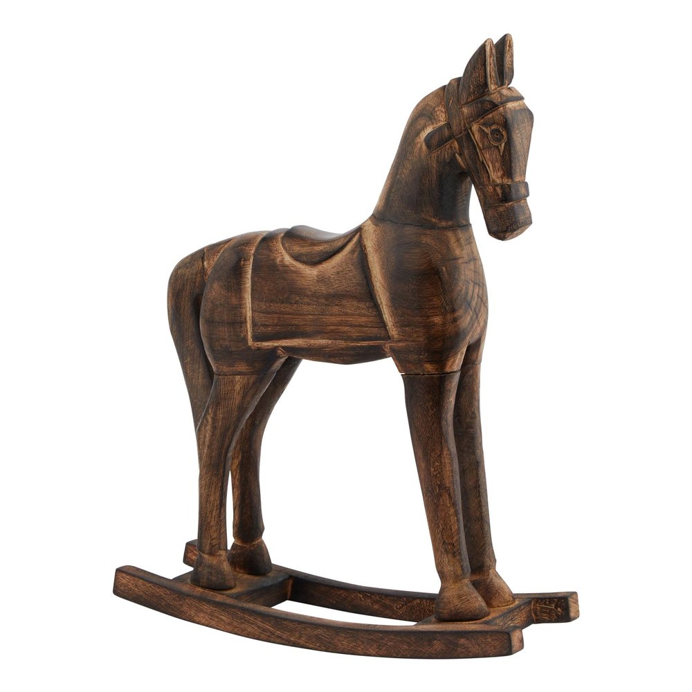 Hill Interiors Rocking Horse Decoration (One Size) (Brown)