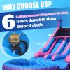 21FT(L) Commercial Water Slide for Adults Double Water Slides& Big Water Pool, 100% PVC Inflatable Adult Water Slides with Blower, Giant Blow Up Water Slide Backyard Outdoor, 21x11x13ft view 3