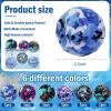 YVBBHE Large Bouncy Ball, Colorful Big Super Bounce Toy,Extreme High Bouncing Balls for Kids,Fun Kids Lightweight Foam Jump Sensory Ball for Outside 6GMICAI view 3