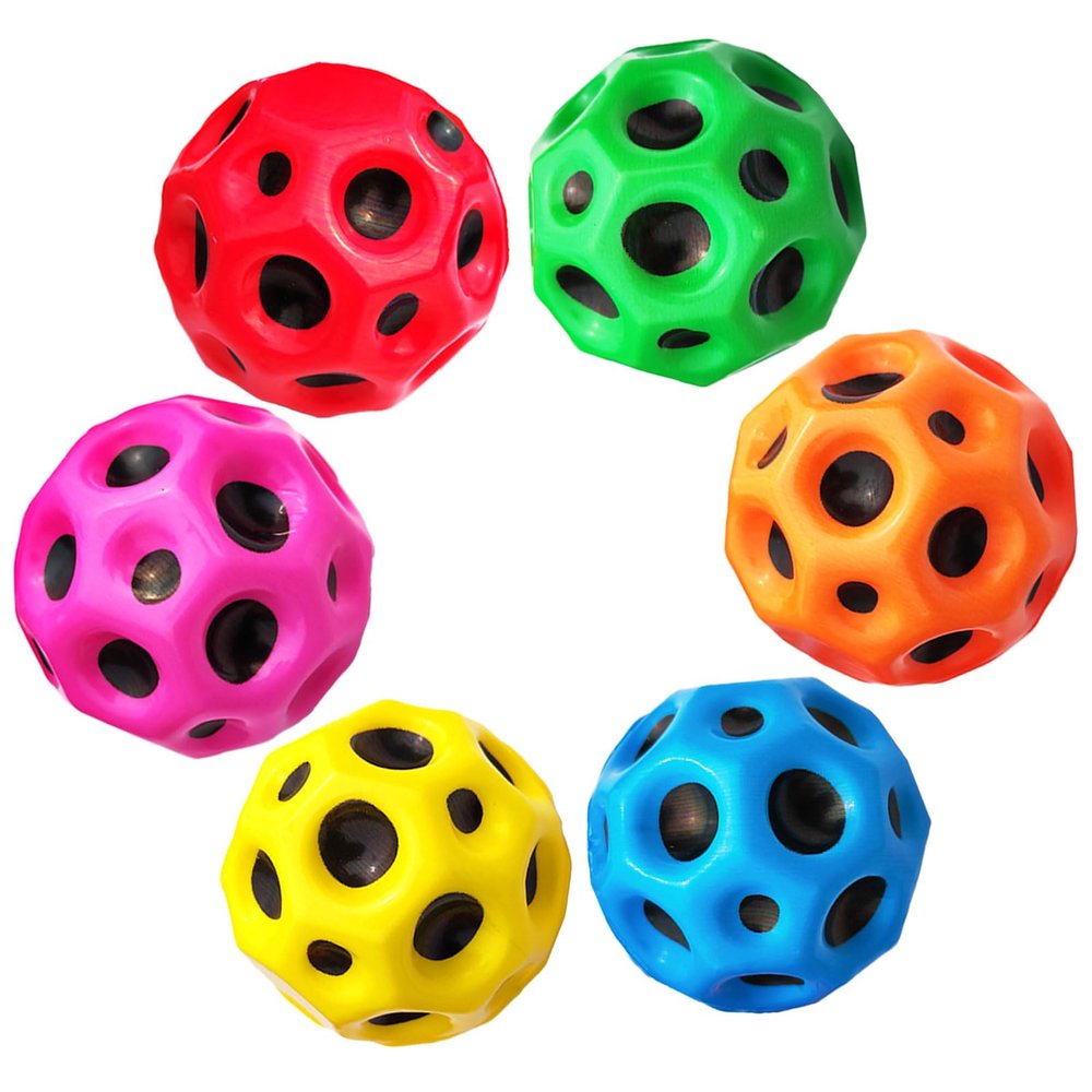 YVBBHE Large Bouncy Ball, Colorful Big Super Bounce Toy,Extreme High Bouncing Balls for Kids,Fun Kids Lightweight Foam Jump Sensory Ball for Outside 6GHHLFCL