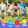 YVBBHE 12 PCS Large Bouncy Ball, Colorful Big Super Bounce Toy,Extreme High Bouncing Balls for Kids,Fun Kids Lightweight Foam Jump Sensory Ball for Outside (TAIKONG) view 2