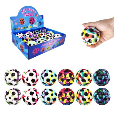 YVBBHE 12 PCS Large Bouncy Ball, Colorful Big Super Bounce Toy,Extreme High Bouncing Balls for Kids,Fun Kids Lightweight Foam Jump Sensory Ball for Outside (XKTY)