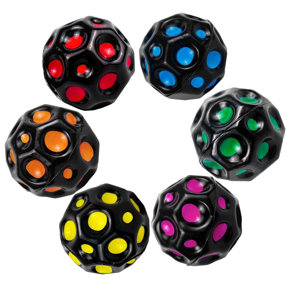 YVBBHE Large Bouncy Ball, Colorful Big Super Bounce Toy,Extreme High Bouncing Balls for Kids,Fun Kids Lightweight Foam Jump Sensory Ball for Outside 6GHSBD