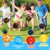 YVBBHE Large Bouncy Ball, Colorful Big Super Bounce Toy,Extreme High Bouncing Balls for Kids,Fun Kids Lightweight Foam Jump Sensory Ball for Outside 6GHSBD view 2