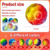 YVBBHE Large Bouncy Ball, Colorful Big Super Bounce Toy,Extreme High Bouncing Balls for Kids,Fun Kids Lightweight Foam Jump Sensory Ball for Outside 6GXUANCAI view 3