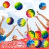 YVBBHE Large Bouncy Ball, Colorful Big Super Bounce Toy,Extreme High Bouncing Balls for Kids,Fun Kids Lightweight Foam Jump Sensory Ball for Outside 6GXUANCAI view 4