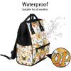 LCLJJDMBM Personalized Name Diaper Bag for Mom Dad,Custom Mommy Nappy Baby Bag,Casual Travel Tote Backpack for Nursing Mommy,Gifts Butterfly Yellow view 2