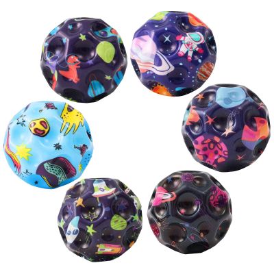 YVBBHE Large Bouncy Ball, Colorful Big Super Bounce Toy,Extreme High Bouncing Balls for Kids,Fun Kids Lightweight Foam Jump Sensory Ball for Outside 6GTAIKONG