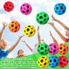 YVBBHE 12 PCS Large Bouncy Ball, Colorful Big Super Bounce Toy,Extreme High Bouncing Balls for Kids,Fun Kids Lightweight Foam Jump Sensory Ball for Outside (HHLFCL) view 4