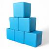 6 Soft Cubes 8'': Educational Soft Play Building Blocks Set for Babies Toddlers and Children Foam for Indoor and Outdoor Open Play & Learning (Blue) view 4