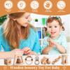 Wooden Toys for Babies, 7PCS Wooden Baby Rattle for 7-24 Months Boys Girls, Natural Wood Montessori Toys Set with Crochet Rabbit Rattle for Infant Grasping, Gift for Baby view 2