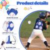 144 Pcs Baseball Party Favors, Baseball Goodie Bags with Mini Balls, Wristband, Slap Bracelets, Keychains, Tattoo Stickers, Whistle, Baseball Stickers for Baseball Birthday Party Supplies Team Gifts view 3