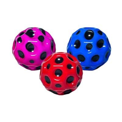 BBLING Space Moon Bouncy Ball  Children's Super hot Moon Shape, Extremely high Bouncing Ball, Improves Hand Eye Coordination, Easy to Grasp and Capture, can be Played Indoors or Outdoors
