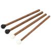 Fayelume 4PCS Steel Tongue Drum Mallets, 16.5cm/6.5in Mallets Percussion Instrument Parts, Rubber Drum Sticks with Wood Handle view 1