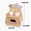 SEYIMTU Children's Cooking Set - Safe Wooden Kitchen Tools for Real Baking Experience, Portable & Educational Gift view 2