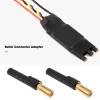 The Lord of the Tools 4pcs Bullet Connector Adapter 4mm Female to 5mm Male RC ESC to Motor Converter for RC Car Boat Truck Drone view 2