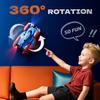AjiAoo Remote Control Wall Climbing Car, RC Stunt Car with Rechargeable Indoor Wall Toys, Kids Toys for Boys & Girls Ages 3 and up (Red&Blue) view 3