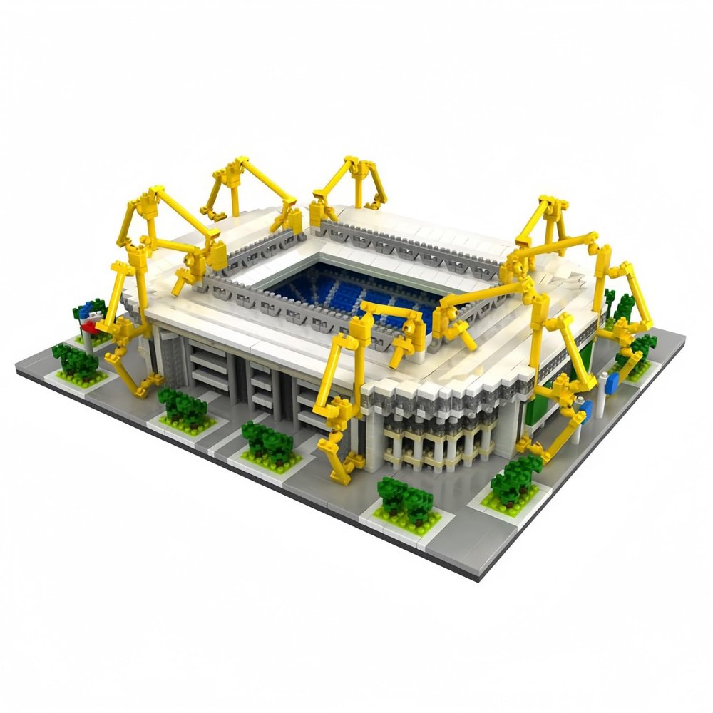 alltogetho Build Your Favorite Football Stadium with Germany Soccer Stadium Micro Mini Building Block Toy - Ideal for Adult Decor and a Challenging Art Project