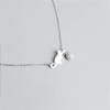 925 cat Playing Ball Micro-Set Necklace Wild Sweet Jewelry view 2