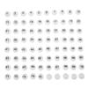 UPKOCH 75pcs Lottery Game Balls Plastic Seamless Raffle Balls for Party Activities Numbered Small Lottery for Game Props and Events view 1