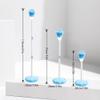 Bubble Machine Maker Stand, 21-47 Adjustable Height Magical Bubble Torch Garden Lamp Rechargeable with Lights and Music, Vertical Bubble Machine for Wedding Birthday Christmas Outdoor (Blue) view 2