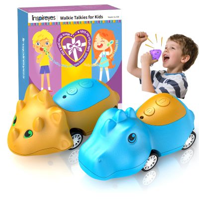 Rechargeable Walkie Talkies for Kids Dinosaur Toys for Boys Girls Age 3-8