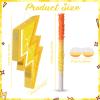 Pasimy Halloween Lightning Piata with Blindfold and Stick Lightning Bolt Piata Bundle for Flash Weather Theme Birthday Baby Shower Party Decorations Game Supplies, 12.20 x 16.14 Inch view 2