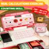 Pretend Cash Register Toy for Kids, Play Cash Register with Real Calculator, Scanner, Microphone, Cashier Playset Gift for Toddler Boys and Girls Ages 3 4 5 6 7 8 (Pink) view 4