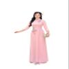 A1 Ribbon Embroidery Floral Pink Ao Dai | o Di Hng Thu Hoa Ribbon | Vietnamese Traditional Ao Dai For Women | Ao Dai For Women | Vietnamese Dress For Women | Ao Dai Tet (2XL) view 1