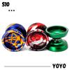 S10 Dual Function Yoyo Professional for Kids, Finger Spin Yo Yo with Responsive & Unresponsive Mode, 10 Yo-Yo Strings, Case, Removal Bearing Tool (Blue Golden) view 4